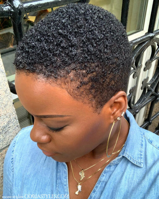 18 fierce tapered cuts for natural hair | tapered afro woman 4c