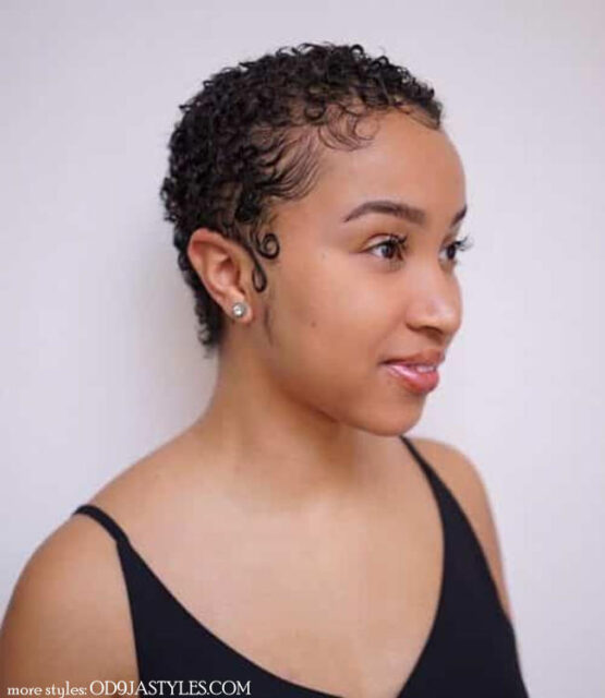 18 fierce tapered cuts for natural hair | casual tapered cut for thin hair