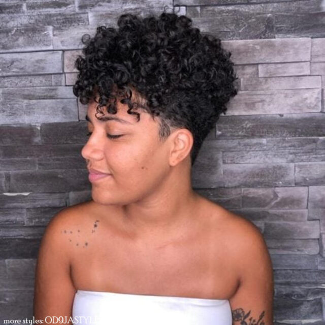 18 fierce tapered cuts for natural hair | big chop with a taper fade